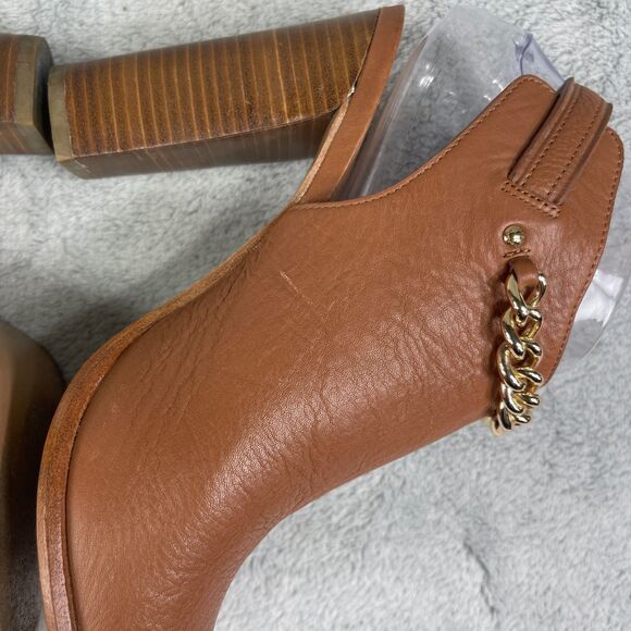 Coach Leanna Soft Milled LHTR Womens Slingback 8.5B Saddle Heeled Sandals A7842 - Picture 8 of 14